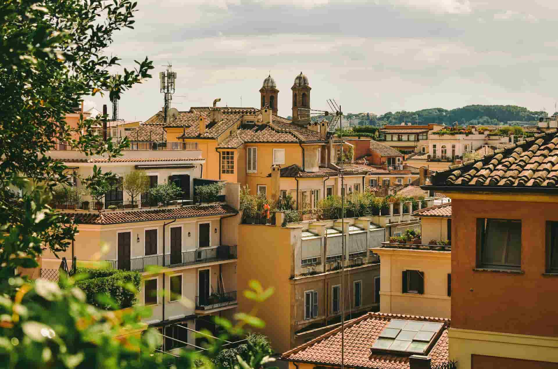 belvedere roma tetti case immobile piccolo vale di più